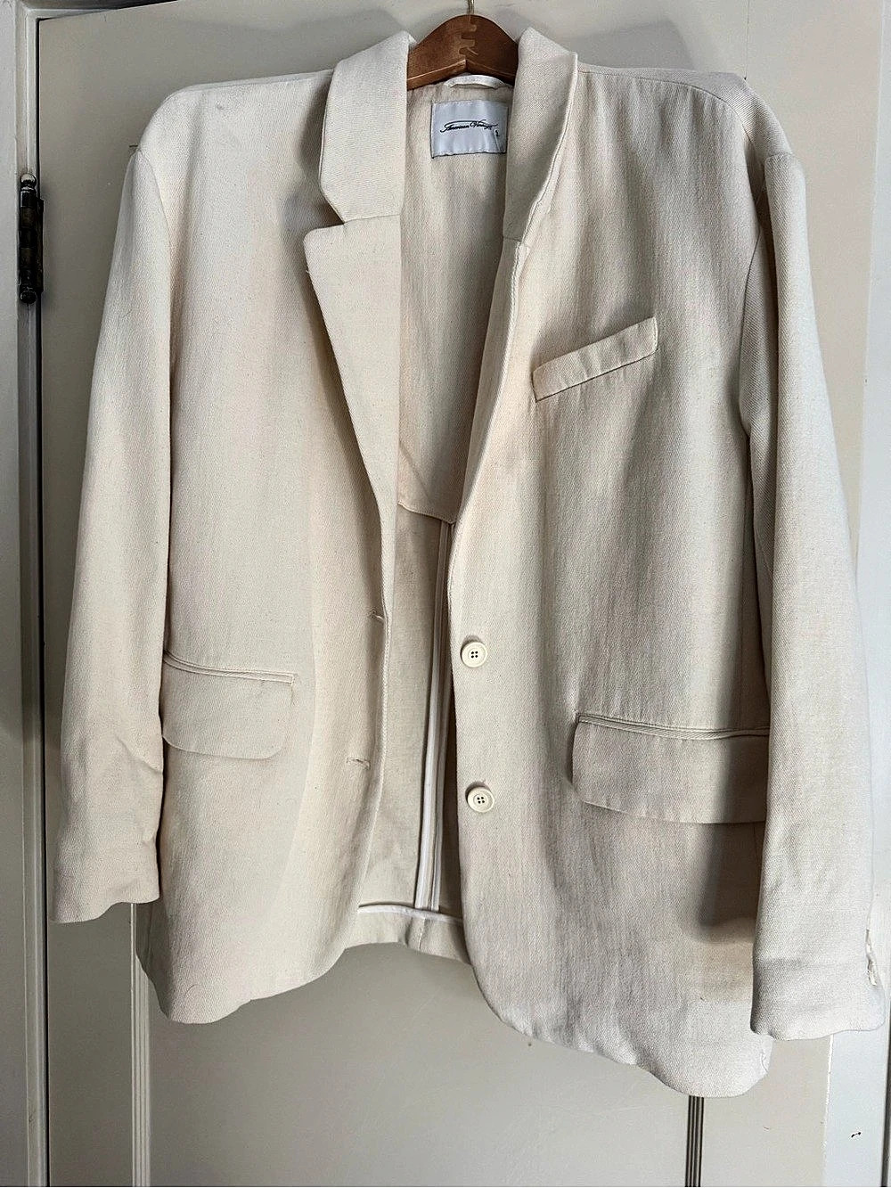 American Vintage Cream Blazer